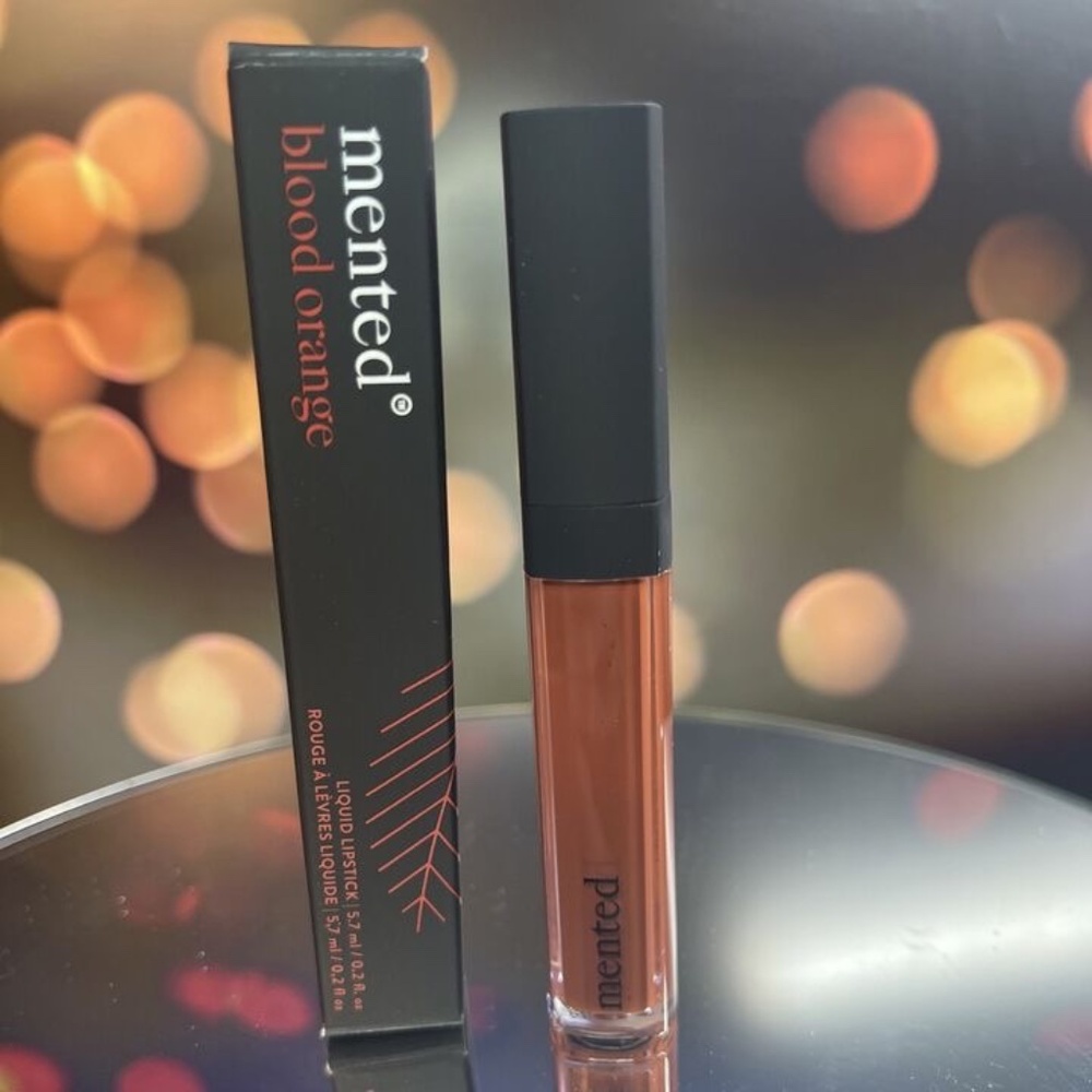 Mented Cosmetics ~ Full Size Liquid Lipstick ~ Shade Blood Orange ~ BNIB